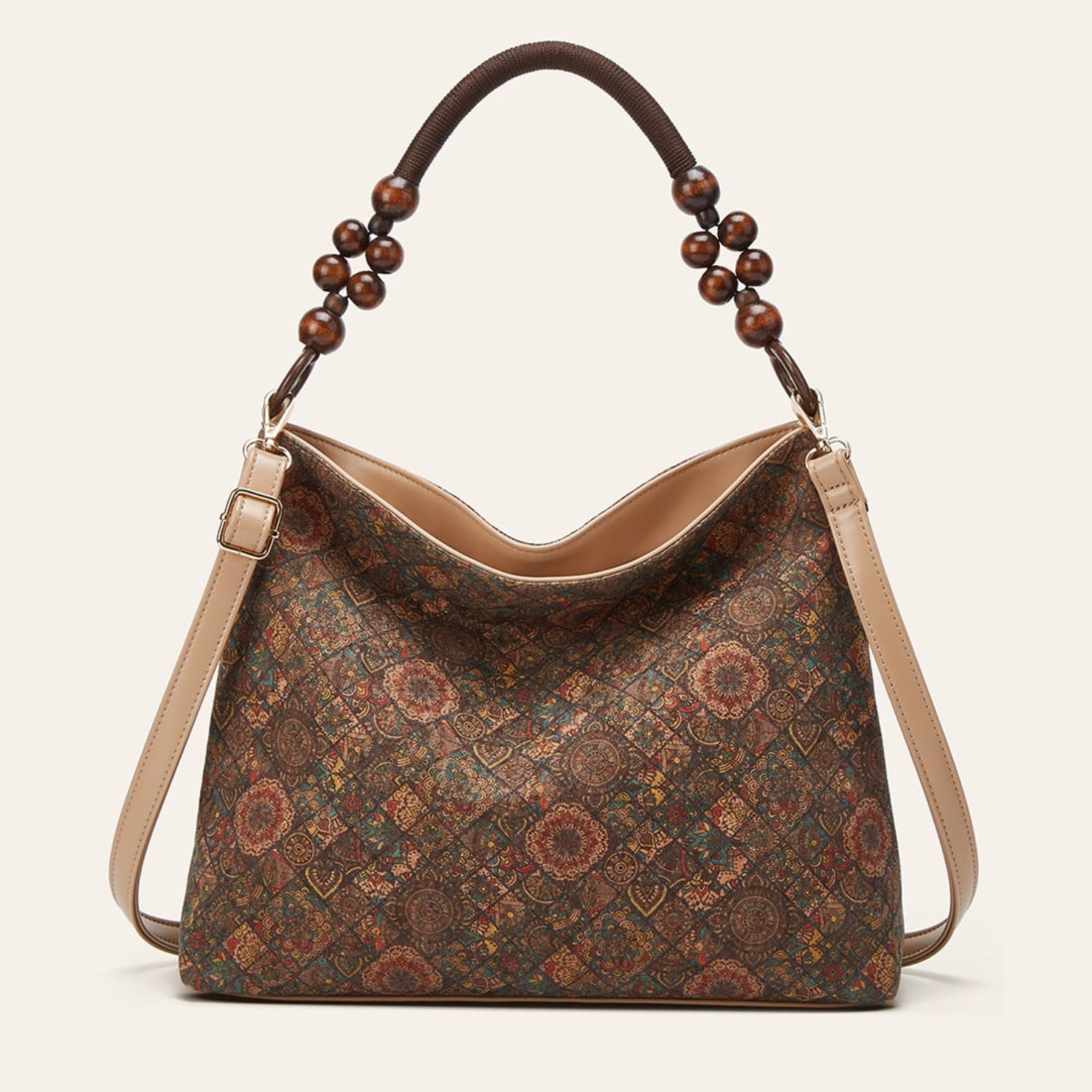 Bohemian Geometric Pattern Hobo Handbag