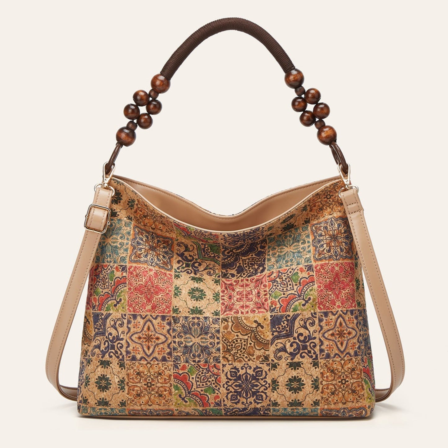 Bohemian Geometric Pattern Hobo Handbag