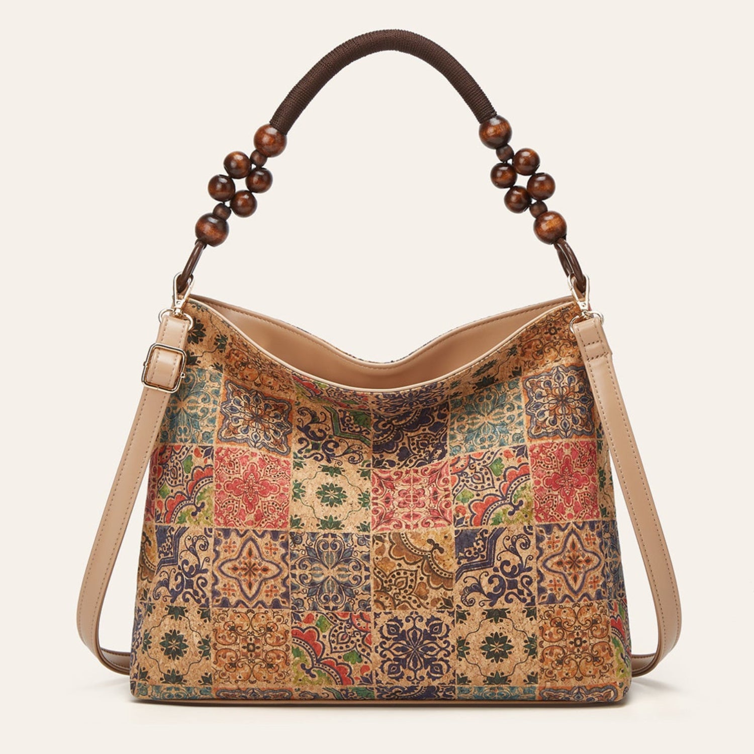 Bohemian Geometric Pattern Hobo Handbag