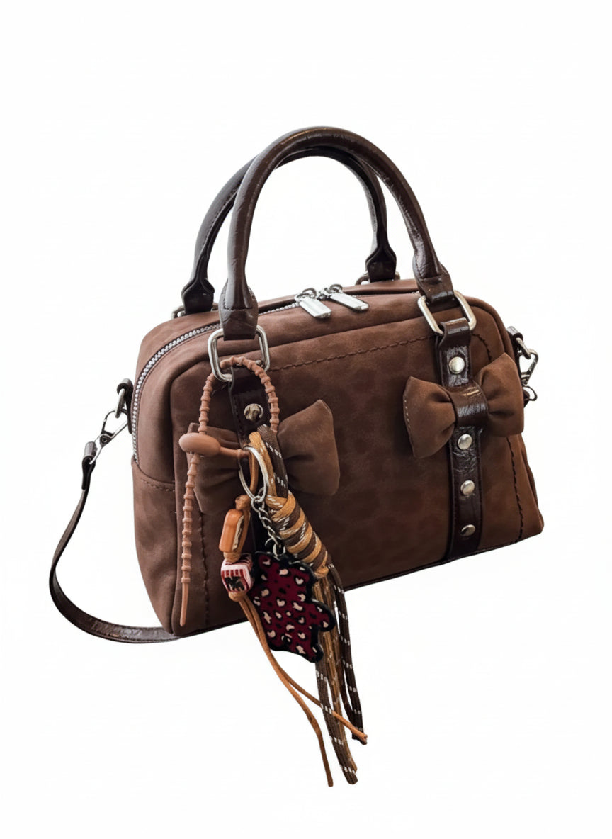 Bow Decor Crossbody Bag | Lily Bloom