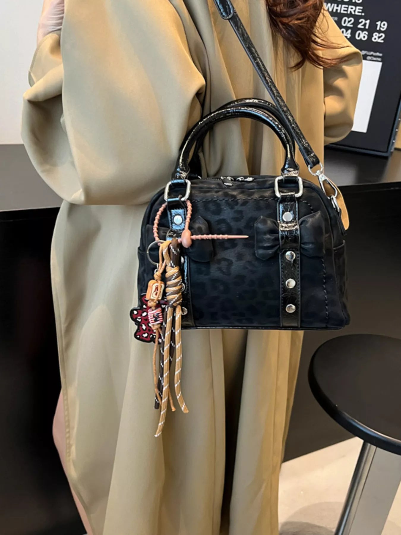 Bow Decor Crossbody Bag | Lily Bloom