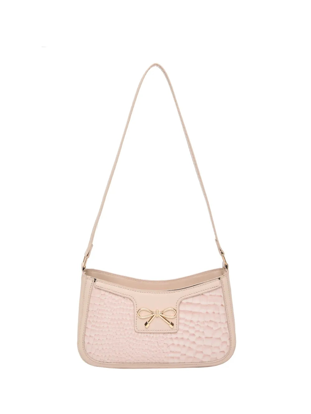 Bow Leather Shoulder Bag | Lily Bloom