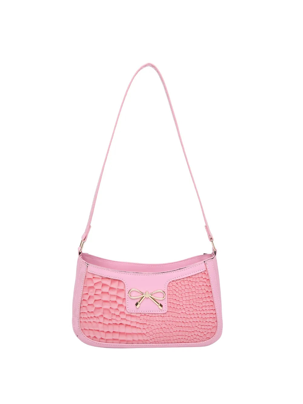 Bow Leather Shoulder Bag | Lily Bloom