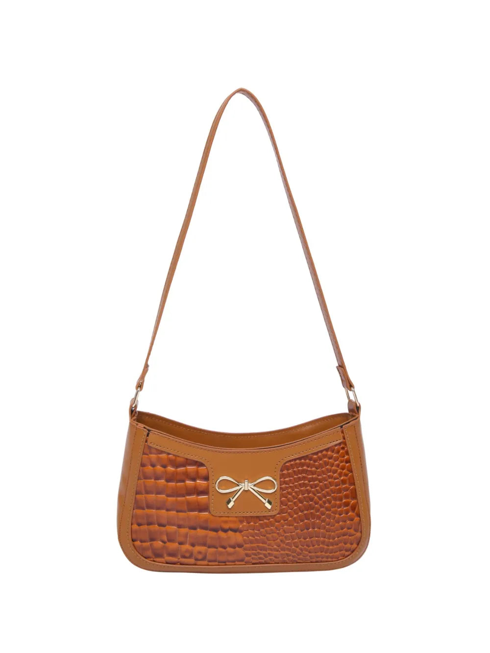 Bow Leather Shoulder Bag | Lily Bloom