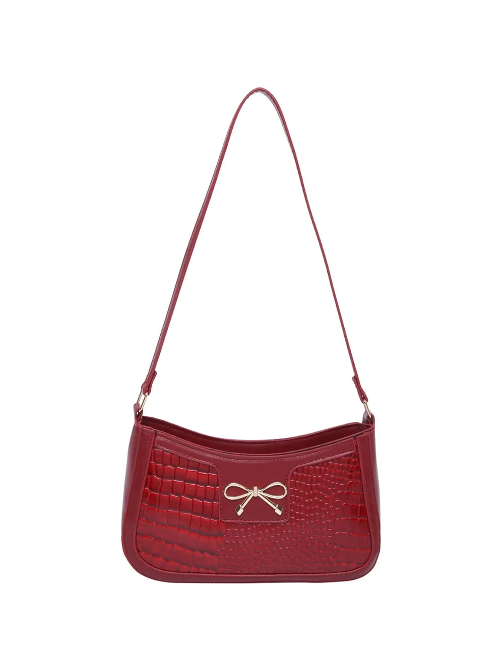 Bow Leather Shoulder Bag | Lily Bloom