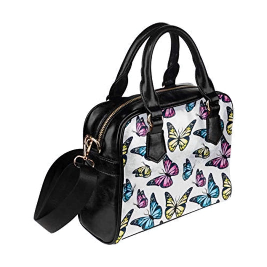 Butterflies Pattern Crossbody Shoulder Bag - Lily Bloom Store