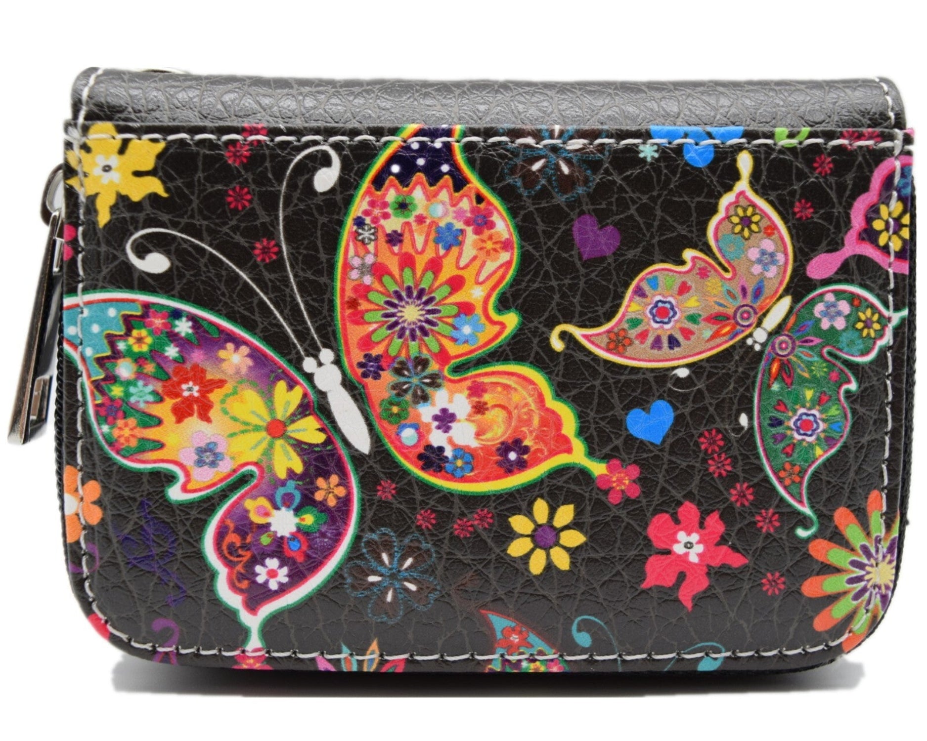 Butterfly Leather Purse Crossbody Bag with Wallet