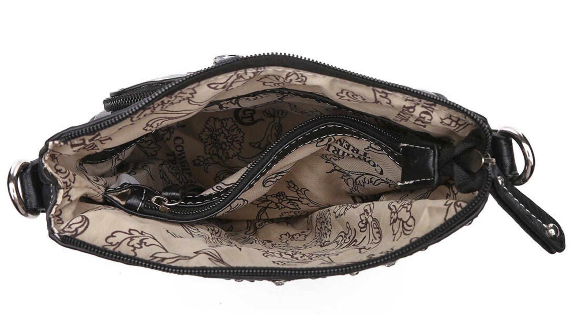 Butterfly Leather Purse Crossbody Bag with Wallet