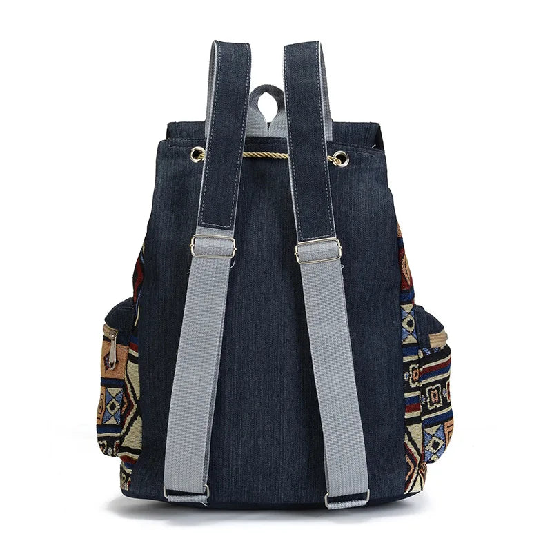Canvas School Shoulder Backpack | Lily Bloom
