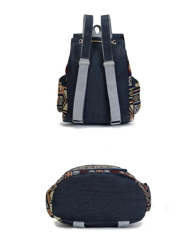 Canvas School Shoulder Backpack | Lily Bloom