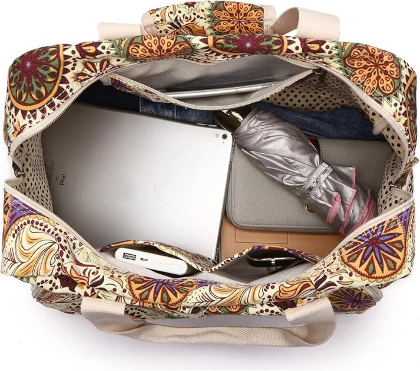 Canvas Shoulder Handbag Top Handle Satchel Crossbody Purse