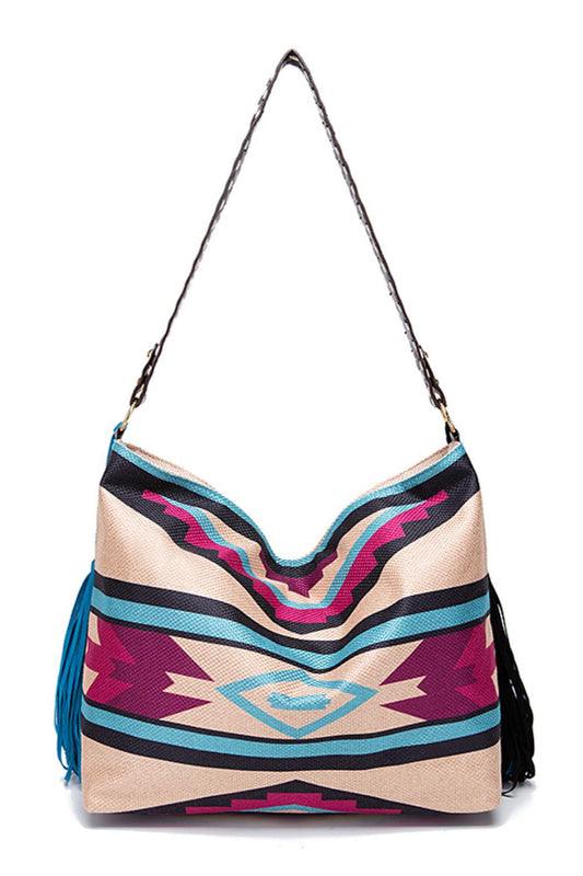 Geometric Canvas Tote Bag | Lily Bloom