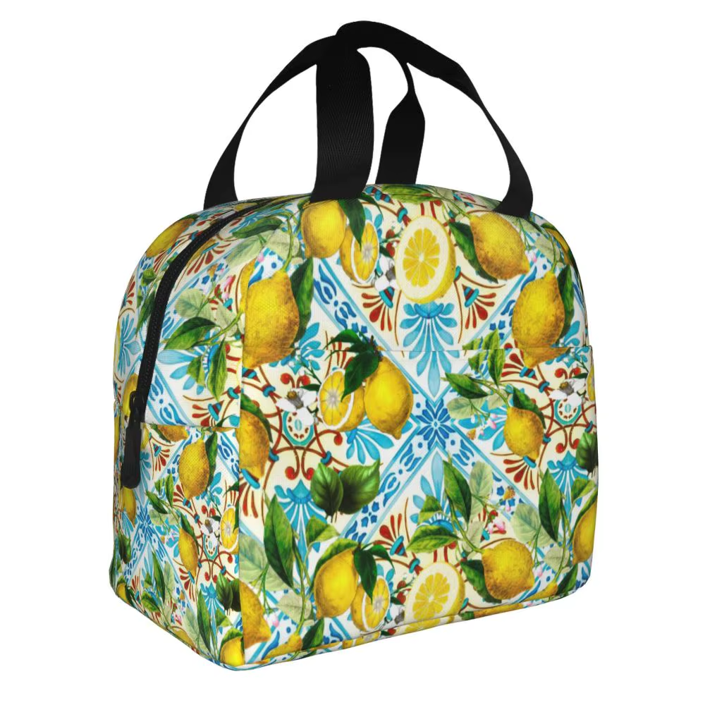 Cat Cute Re-usable Tote Cooler Insulated Lunch Bag
