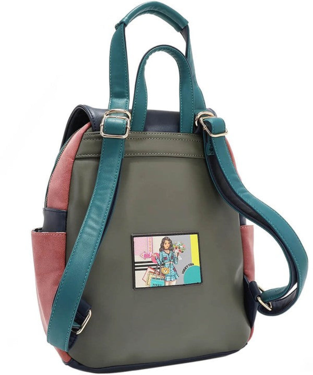 Cat Eco-Leather Convertible Backpack