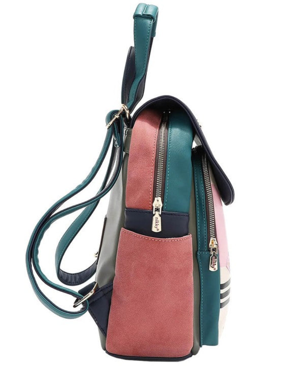 Cat Eco-Leather Convertible Backpack