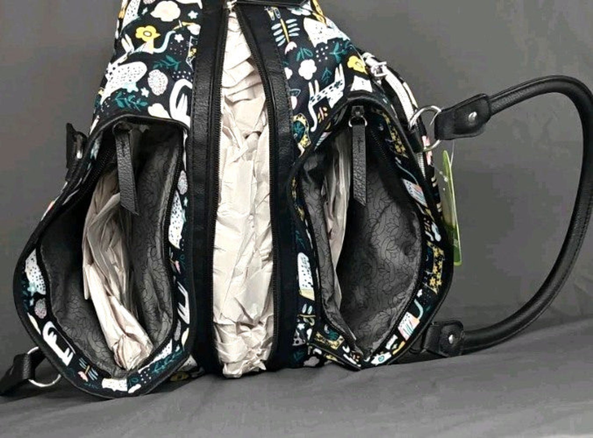Cat Print Purse Handbag