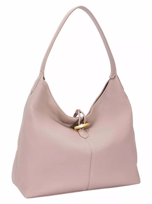 Classic Leather Shoulder Bag | Lily Bloom