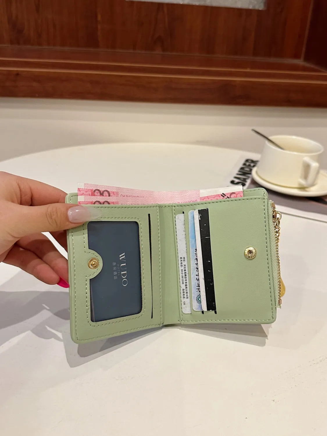 Leather Color Block Wallet | Lily Bloom