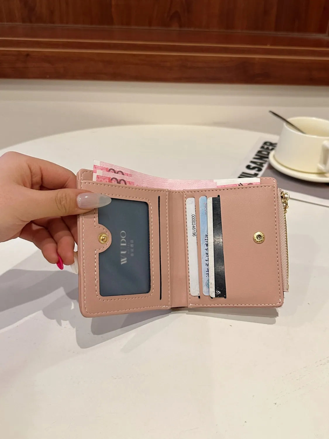 Leather Color Block Wallet | Lily Bloom