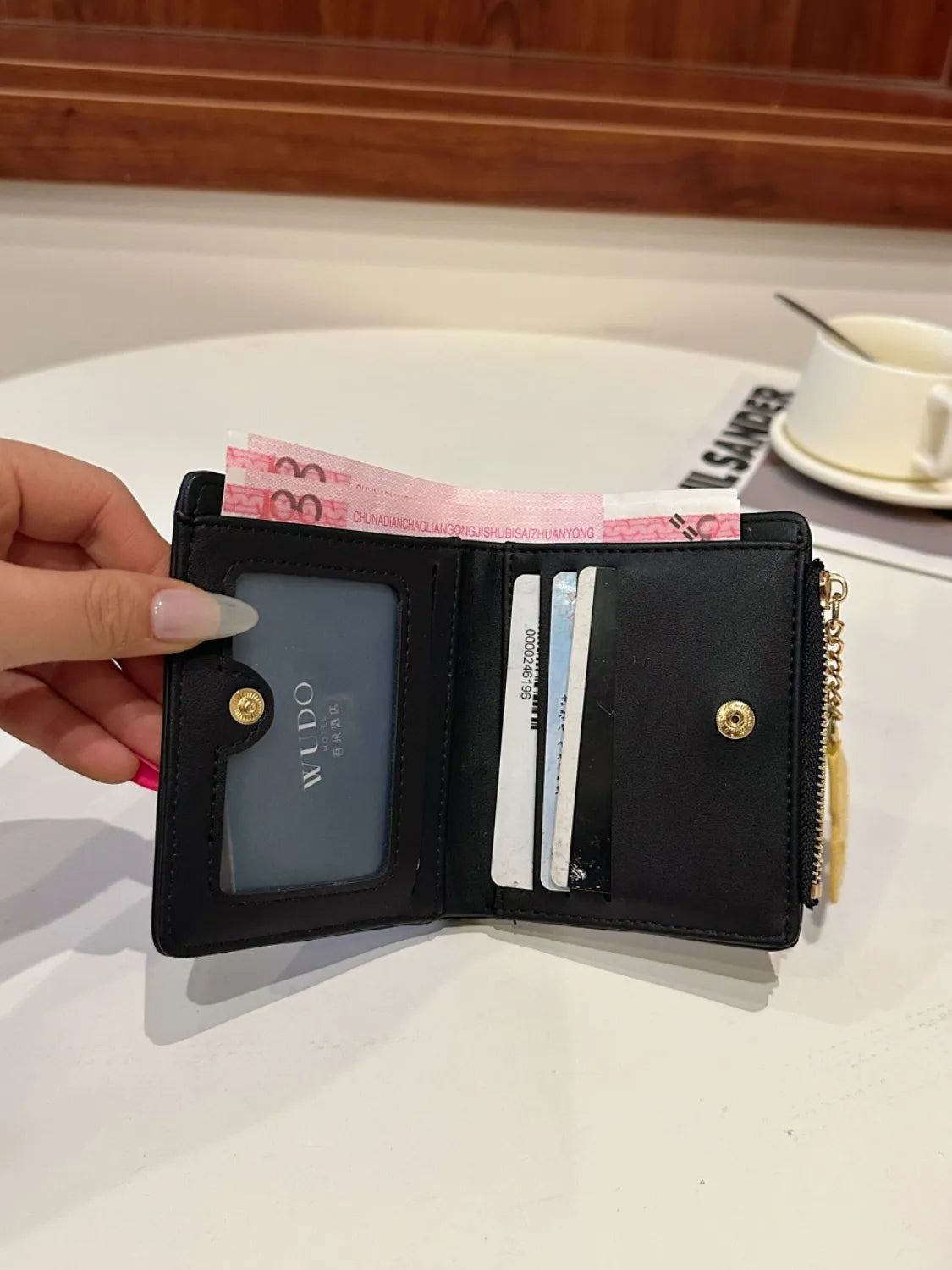 Leather Color Block Wallet | Lily Bloom