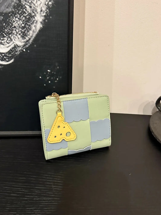 Leather Color Block Wallet | Lily Bloom