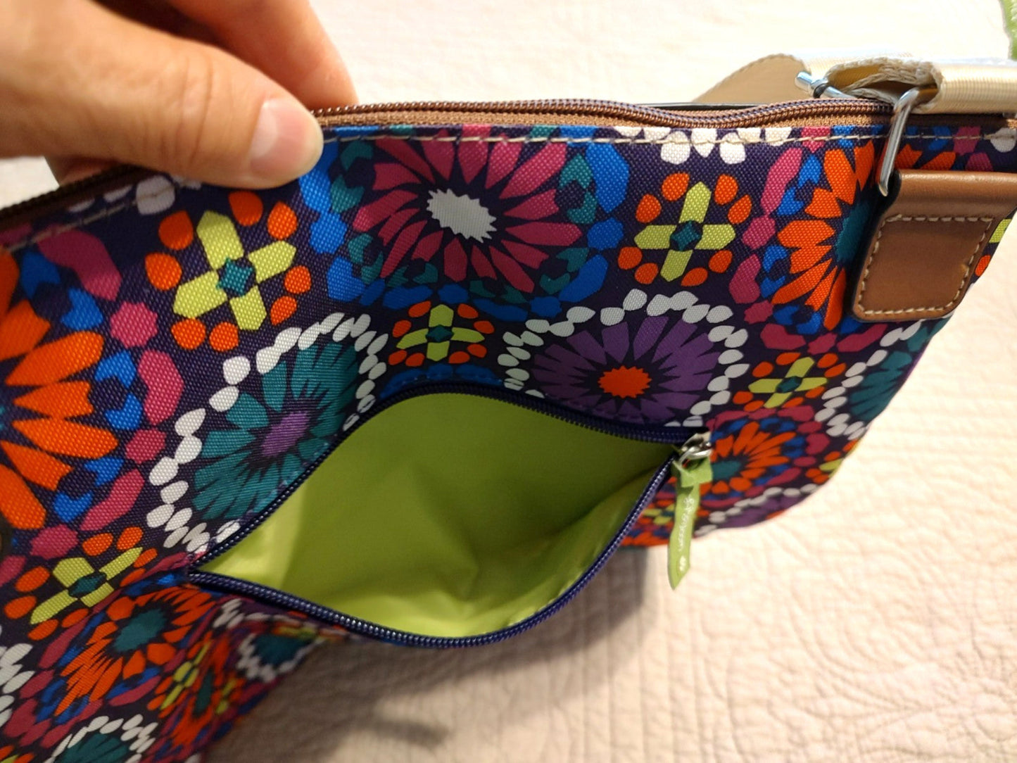 Colorful Desert Sahara Floral Adjustable Crossbody Bag