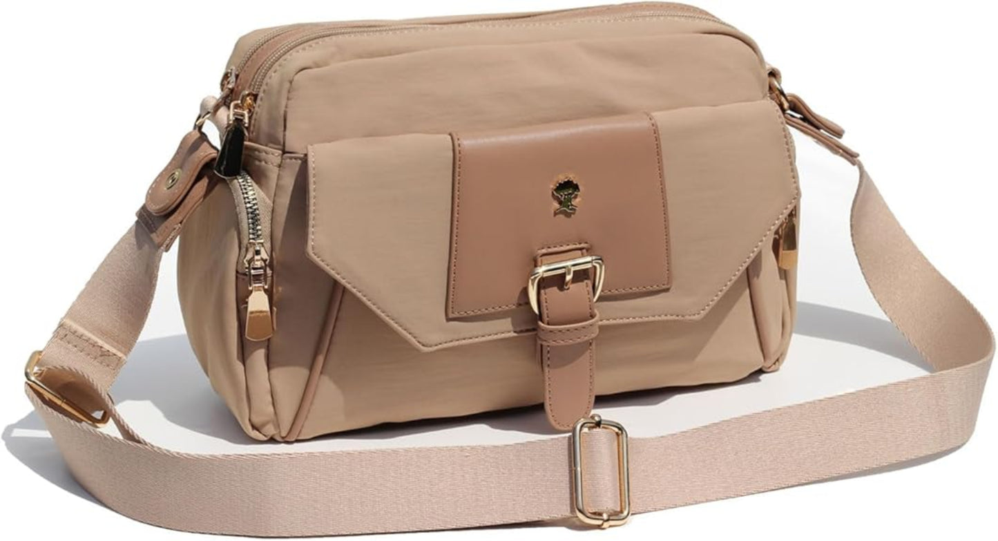 Crossbody Bag with 2 Detachable Straps - Lily Bloom