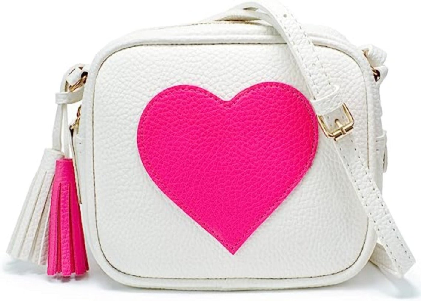 Crossbody Purse Leather Roomy Bag Tassel Adjustable Straps - Lily Bloom Store