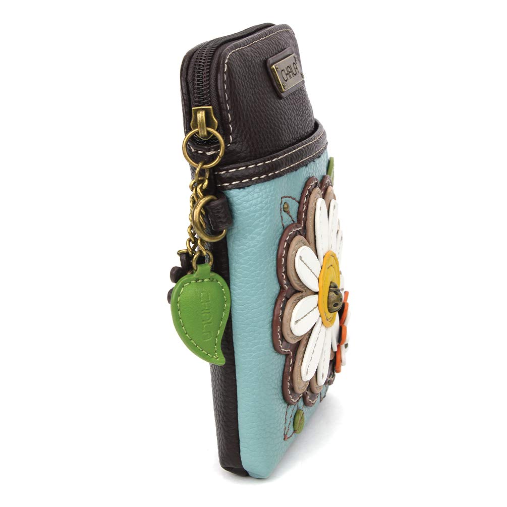 Crossbody Purse Vegan Leather Canvas Handbag with Adjustable Strap
