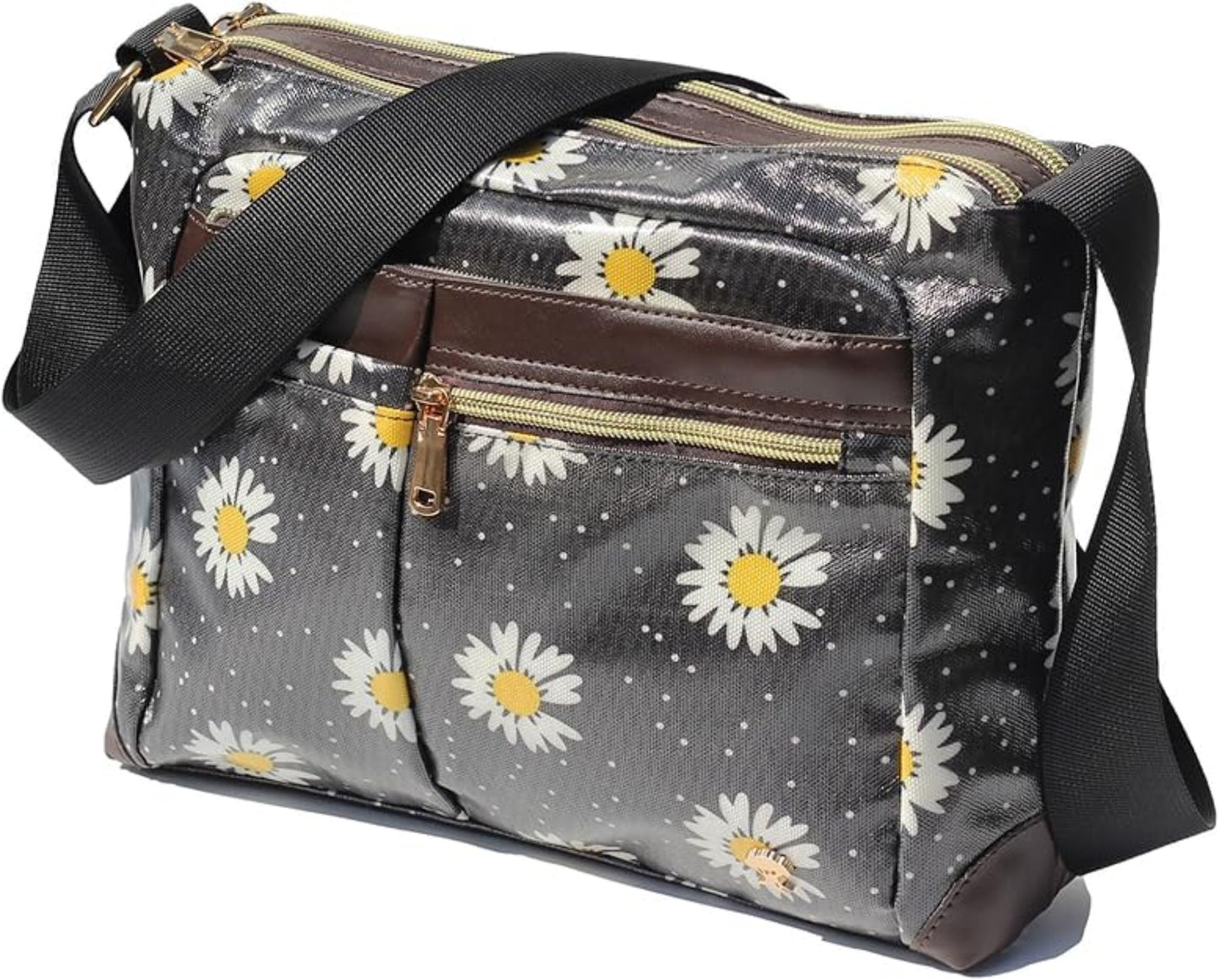 Crossbody Waterproof Lightweight Multi Pockets Shoulder Bag