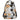 Cute Cat Wide Shoulder Strap Backpack Lightweight Reflective Strip