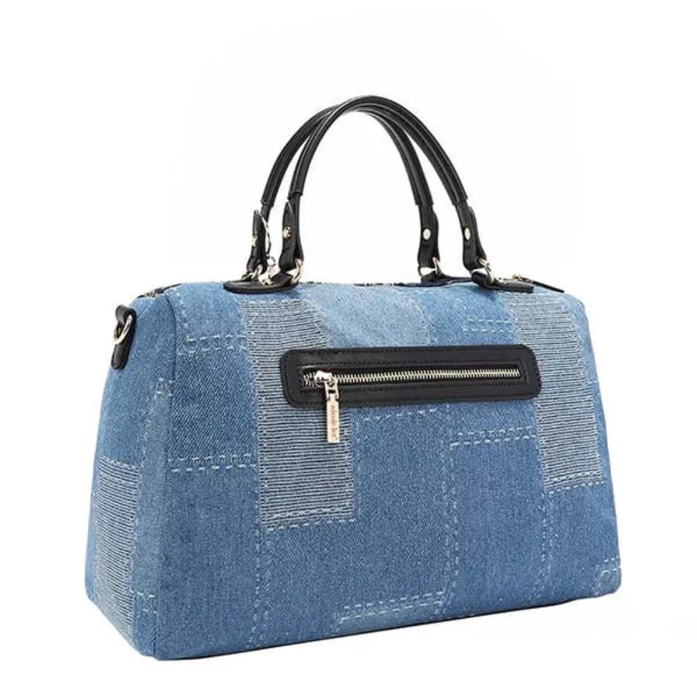 Denim Boston Bag | Lily Bloom