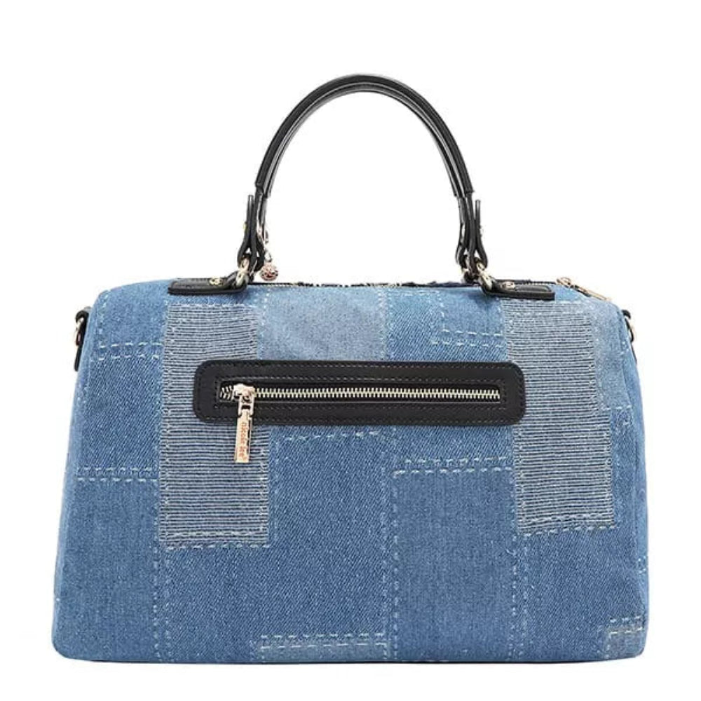 Denim Boston Bag | Lily Bloom