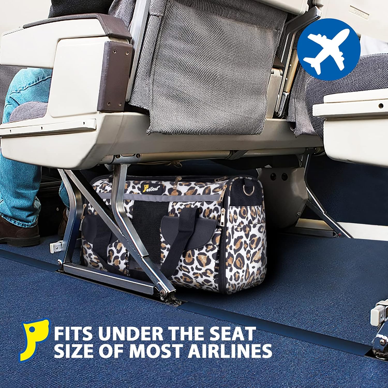 Airline Approved Portable Foldable Dog Cat Travel Carrier | Lily Bloom