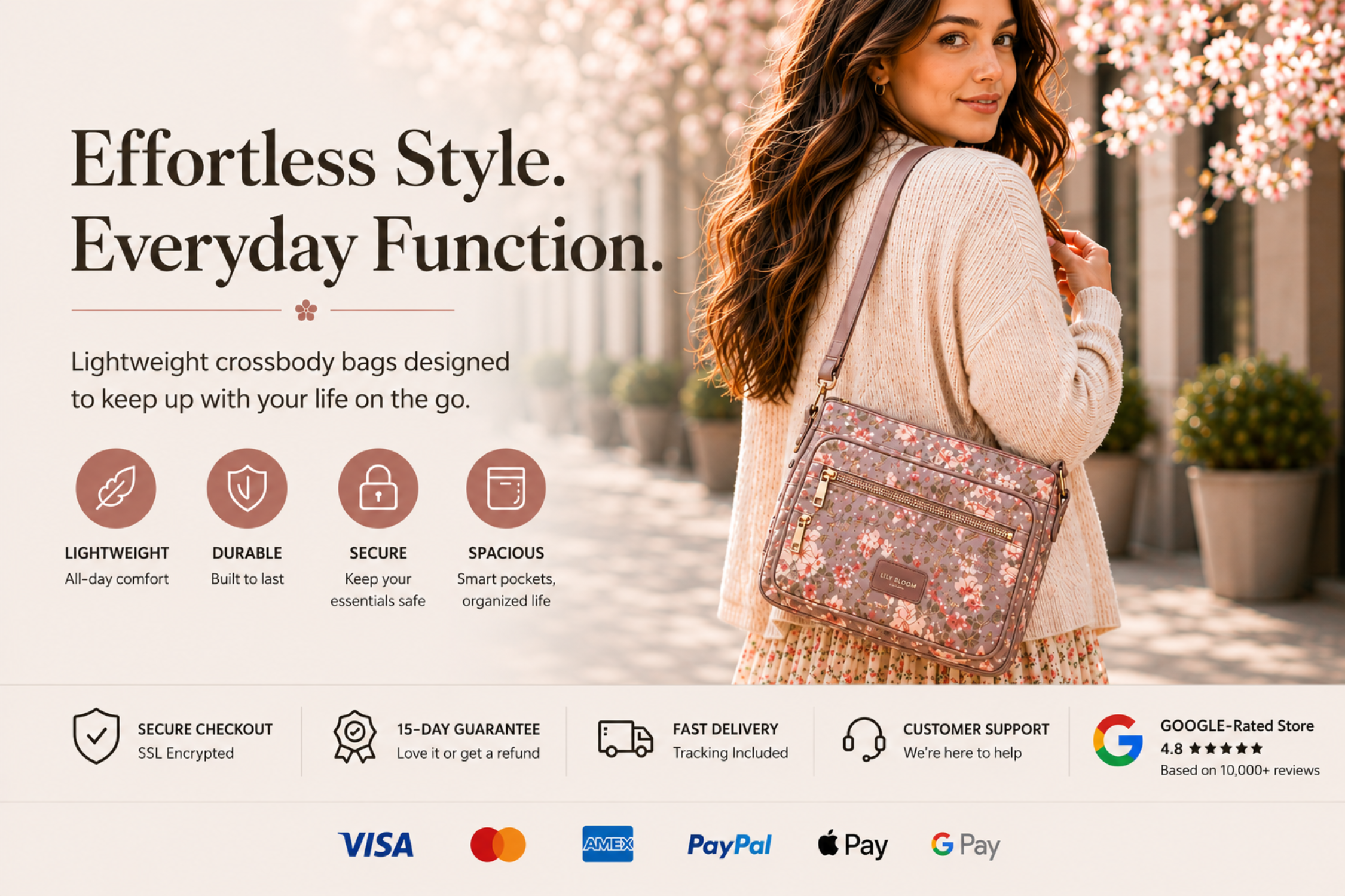 Effortless style, everyday function bags
