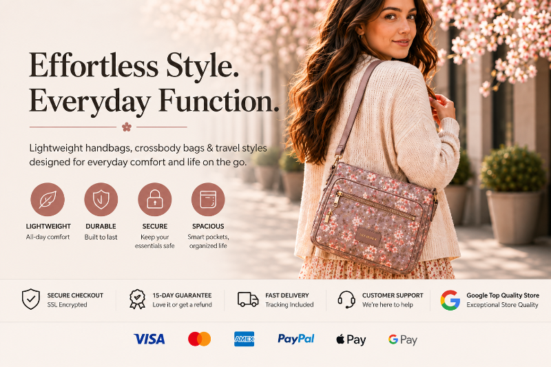 Effortless style, everyday function bags
