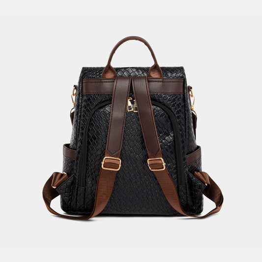 Vegan Leather Backpack Bag