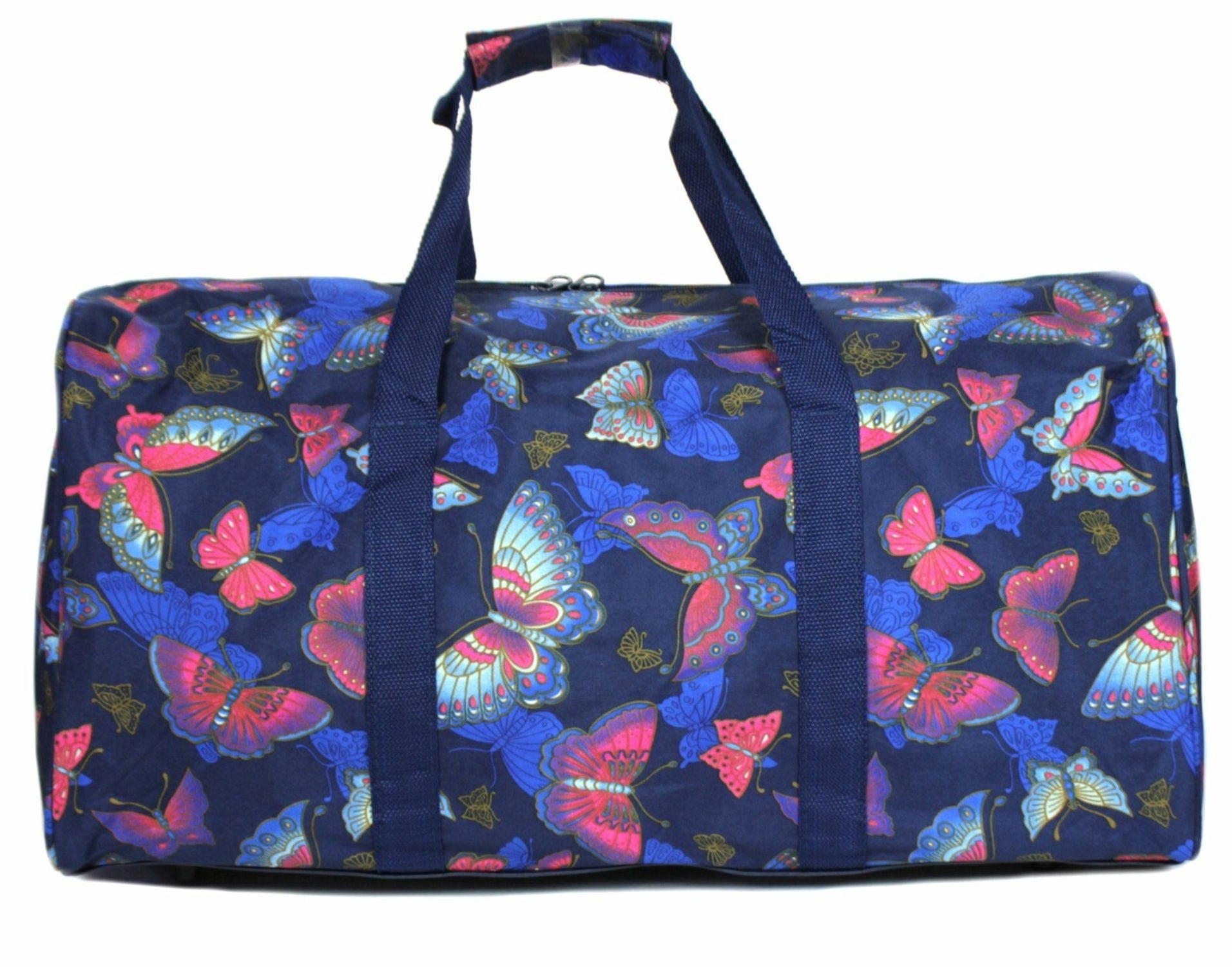 Floral Travel Duffle Bag 22” – Lightweight Carry-On Weekender Bag Rose Lily