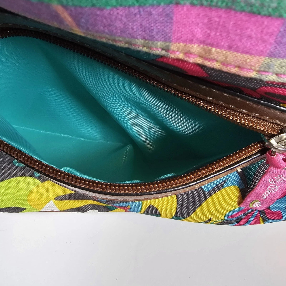 Floral Satchel Top-Handle Bag