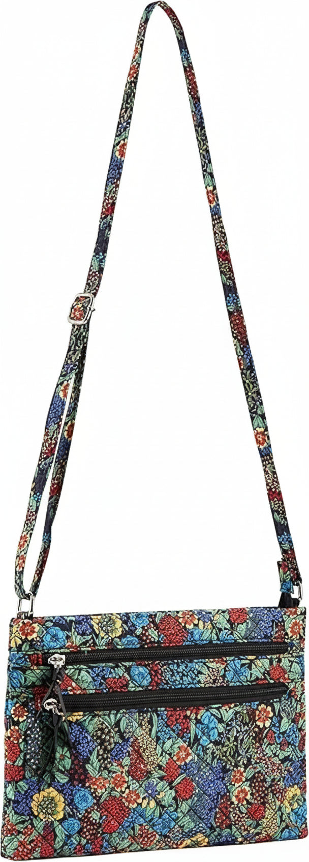 Floral patterned crossbody bag