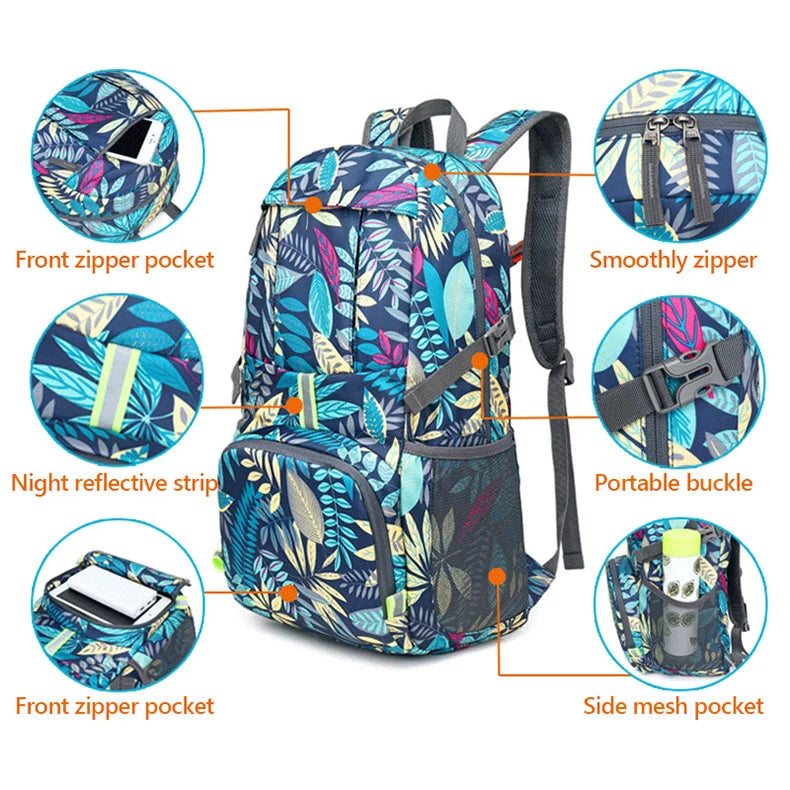 Foldable Waterproof Lightweight Outdoor Travel Backpack