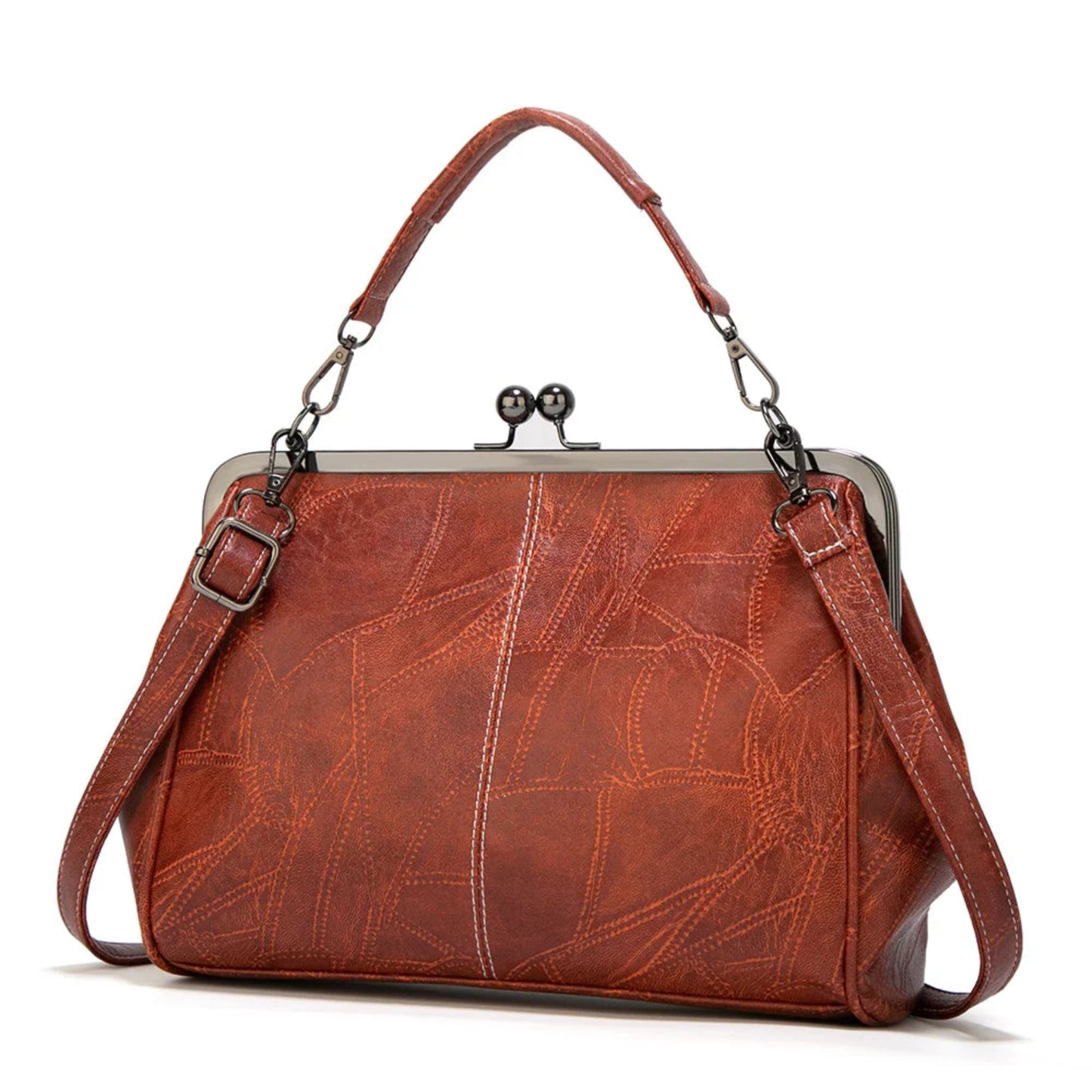 Frame Purse Crossbody Clip Bag