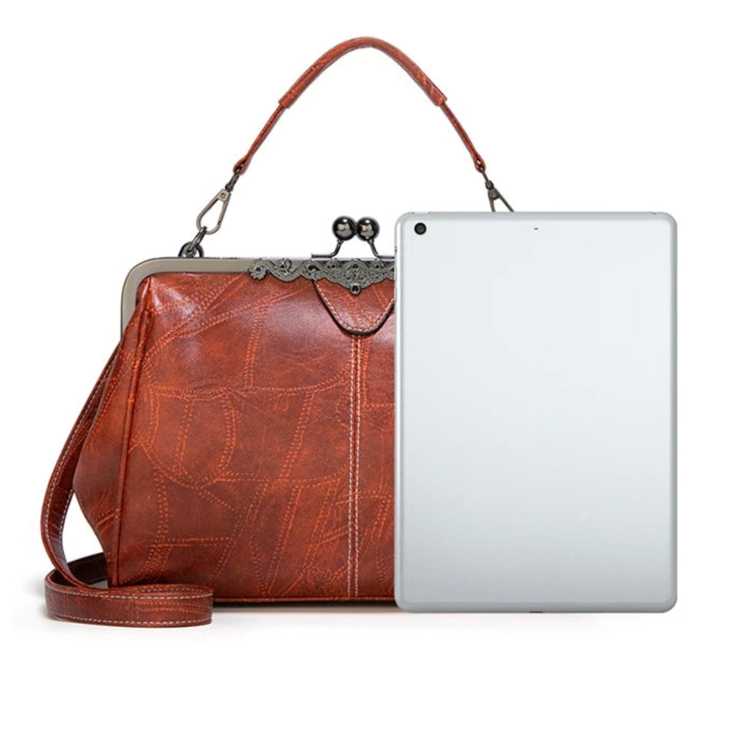 Frame Purse Crossbody Clip Bag