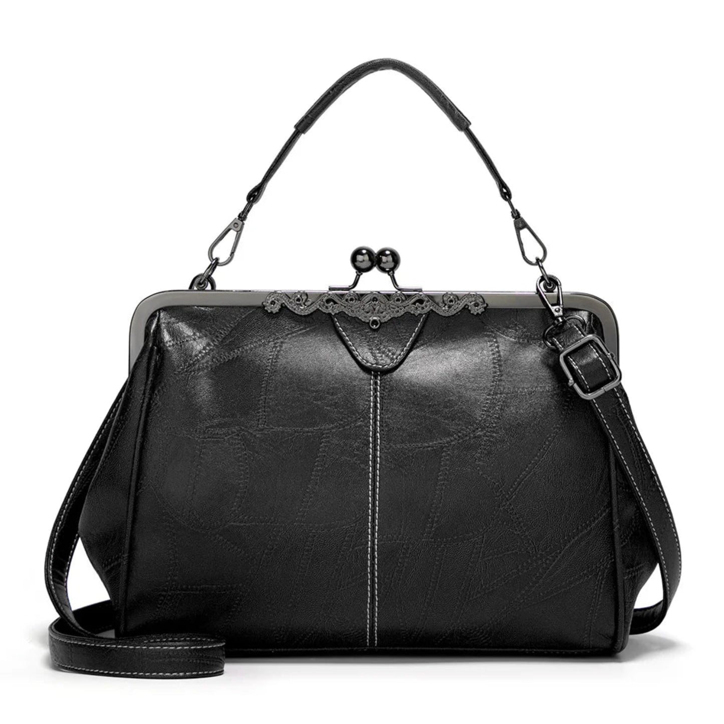Frame Purse Crossbody Clip Bag