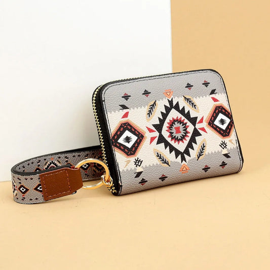 Geometric Vegan Leather Wallet | Lily Bloom