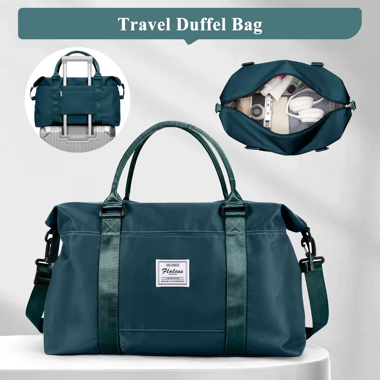 High Capacity Waterproof Multiple Pockets Travel Bag