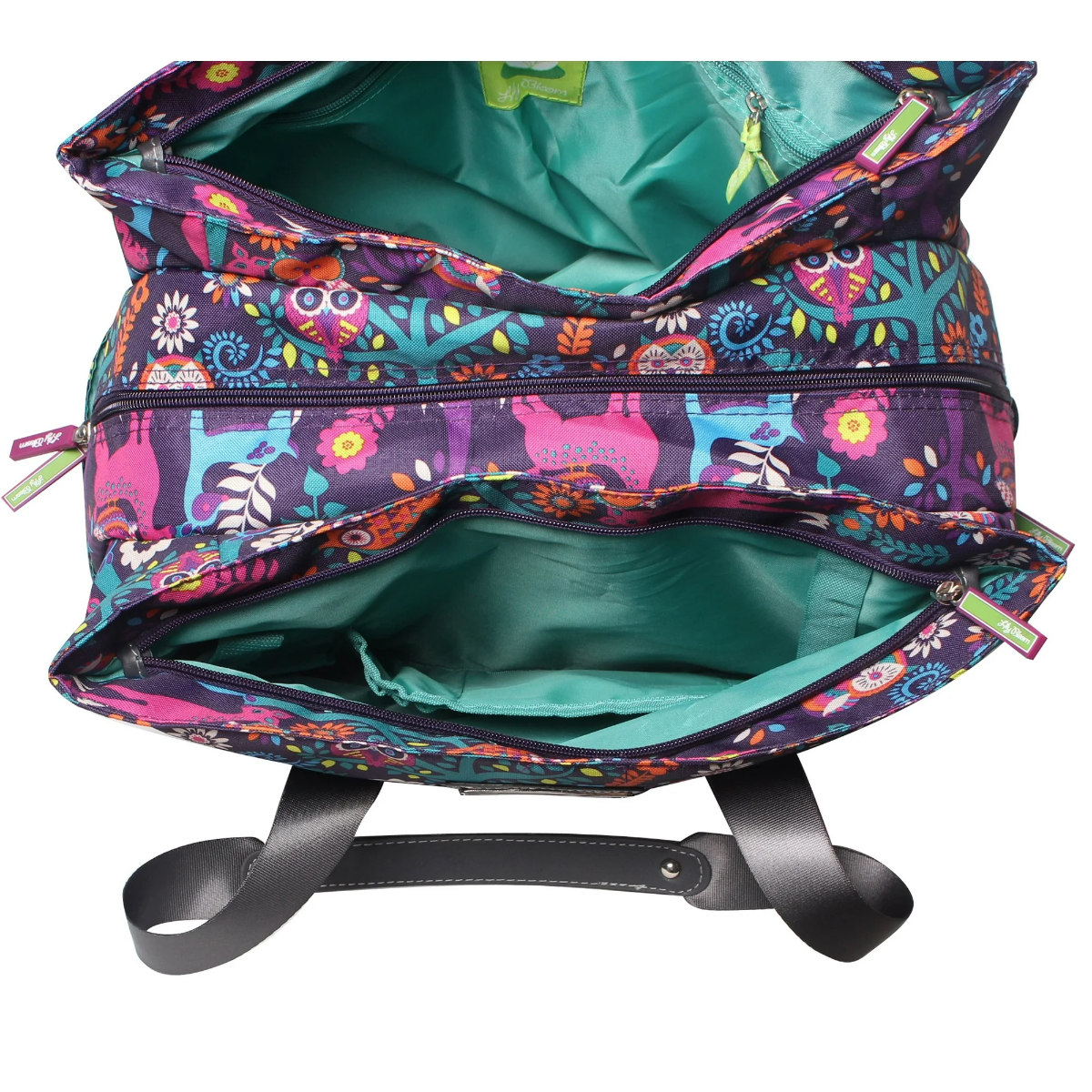 Large Capacity Tote Bag Satchel Shoulder Bag - Lily Bloom