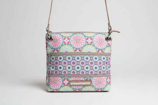 Large Starburst Floral Crossbody Bag