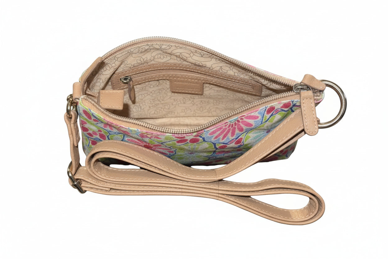 Large Starburst Floral Crossbody Bag