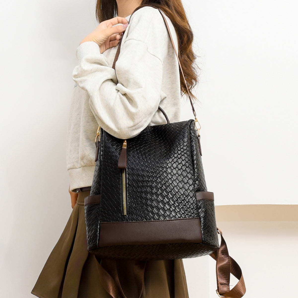 Vegan Leather Backpack Bag | Lily Bloom